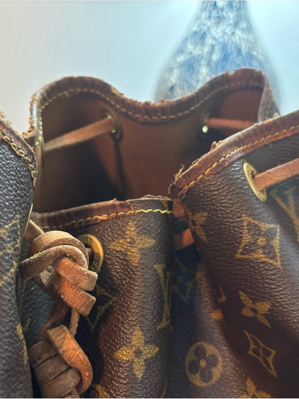 Authentic Vintage Louis VuittonMonogram Noé Bucket Bag Great Project/Daily Piece - Picture 9 of 14